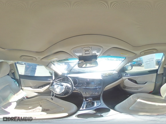 2011 Kia Optima EX with VIN KNAGN4A79B5085880, listed as a Copart auction lot 47295125 with 0 mi miles and Salvage Title. Bid and sale history available at carsss.com. Image 12.