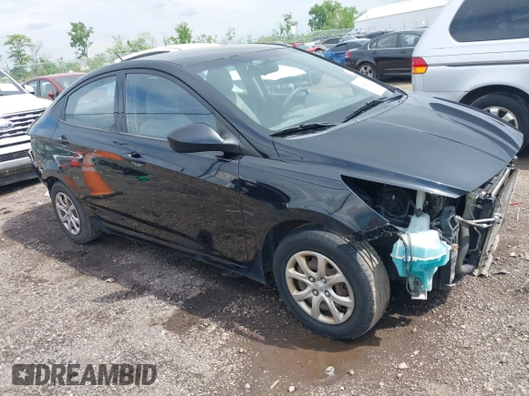 2012 Hyundai Accent GLS z VIN KMHCT4AE3CU046923, wystawiony jako IAAI lot #42225827 z przebiegiem 225 116 mil mil oraz . Historia ofert i sprzedaży dostępna na DreamBid. Obrazek 1.