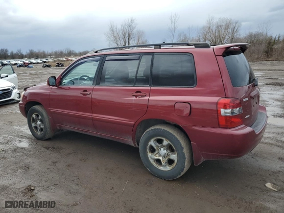 2007 Toyota Highlander with VIN JTEHD21A170048333, listed as a Copart auction lot 47866945 with 277,681 mi miles and Salvage Title. Bid and sale history available at carsss.com. Image 2.