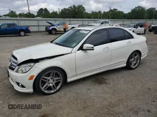2010 Mercedes-Benz C 300 Sport with VIN WDDGF5EB0AF378943, listed as a Copart auction lot 54572195 with 196,858 mi miles and Salvage title. Bid and sale history available at DreamBid. Image 1.