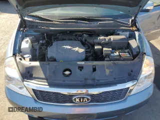 2011 Kia Sedona EX with VIN KNDMH4C75B6400923, listed as a Copart auction lot 75855444 with 76,205 mi miles and Salvage Title. Bid and sale history available at carsss.com. Image 12.