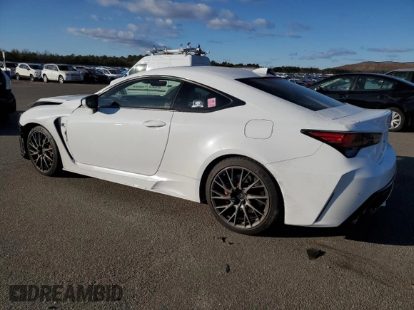 2020 Lexus RC F with VIN JTHDP5BC1L5007885, listed as a Copart auction lot 41475365 with 24,227 mi miles and Non repairable. Bid and sale history available at DreamBid. Image 2.