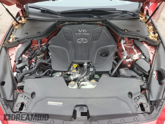 2024 Infiniti Q50 Luxe with VIN JN1EV7BR4RM630852, listed as a Copart auction lot 44844395 with 12,051 mi miles and Salvage Title. Bid and sale history available at DreamBid. Image 12.