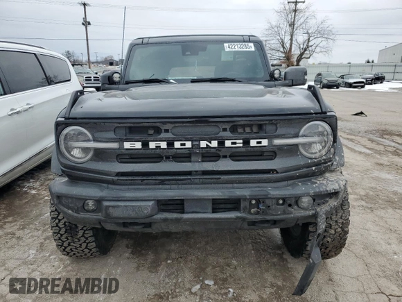 2021 Ford Bronco with VIN 1FMEE5DP4MLA88644, listed as a Copart auction lot 42213285 with 55,675 mi miles and Salvage Title. Bid and sale history available at DreamBid. Image 5.