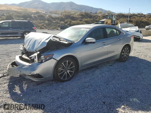 2017 Acura TLX V6 w/Technology Pkg with VIN 19UUB3F58HA002022, listed as a Copart auction lot 75129424 with Not provided miles and Salvage title. Bid and sale history available at DreamBid. Image 1.