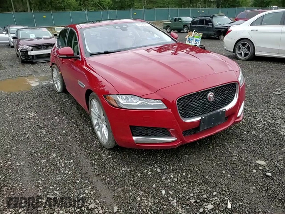 2019 Jaguar XF 30t Prestige with VIN SAJBK4GX2KCY77458, listed as a Copart auction lot 48690415 with 34,142 mi miles and Salvage Title. Bid and sale history available at carsss.com. Image 11.
