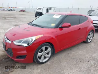 2014 Hyundai Veloster RE:FLEX with VIN KMHTC6AD4EU193709, listed as a IAAI auction lot 42369344 with 175,457 mi miles and . Bid and sale history available at DreamBid. Image 2.