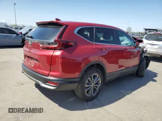 2022 Honda CR-V EX with VIN 5J6RW1H57NA005140, listed as a Copart auction lot 51811215 with 39,807 mi miles and Salvage Title. Bid and sale history available at carsss.com. Image 3.