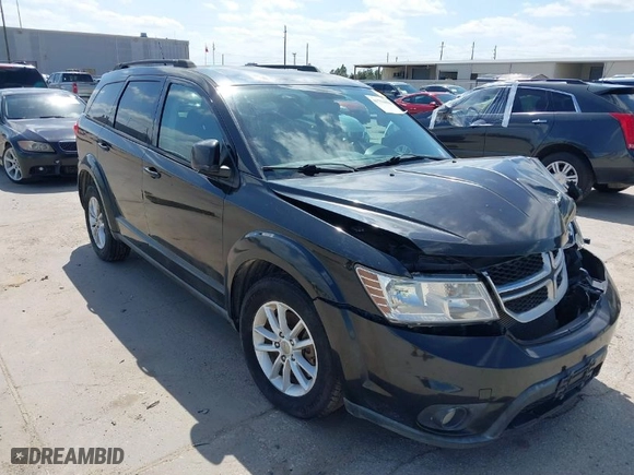 2013 Dodge Journey SXT with VIN 3C4PDDBG0DT592545, listed as a IAAI auction lot 41753850 with 132,424 mi miles. Bid and sale history available at carsss.com. Image 1.