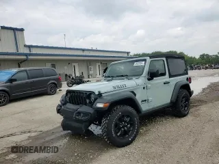 2023 Jeep Wrangler Sport with VIN 1C4HJXAG7PW617021, listed as a Copart auction lot 59928305 with 8,503 mi miles and Salvage title. Bid and sale history available at DreamBid. Image 14.