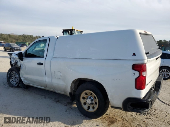 2023 Chevrolet Silverado 1500 Work Truck with VIN 3GCNAAEK1PG338225, listed as a Copart auction lot 47029905 with 92,482 mi miles and Clean Title. Bid and sale history available at carsss.com. Image 2.