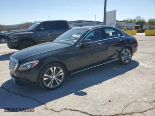 2015 Mercedes-Benz C-Class C 300 with VIN 55SWF4JB7FU045705, listed as a Copart auction lot 50274925 with 71,497 mi miles and Salvage Title. Bid and sale history available at carsss.com. Image 1.