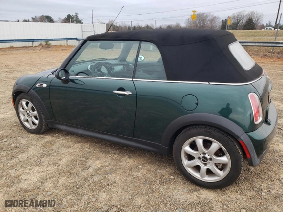 2008 MINI Cooper Convertible S with VIN WMWRH335X8TL97538, listed as a Copart auction lot 45450645 with 12,295 mi miles and Clean Title. Bid and sale history available at carsss.com. Image 2.