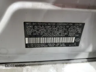 2008 Lexus IS 250 z VIN JTHCK262282025864, wystawiony jako Copart lot #56234545 z przebiegiem Nie podano mil oraz Czysty tytuł • Clean title. Historia ofert i sprzedaży dostępna na DreamBid. Obrazek 12.
