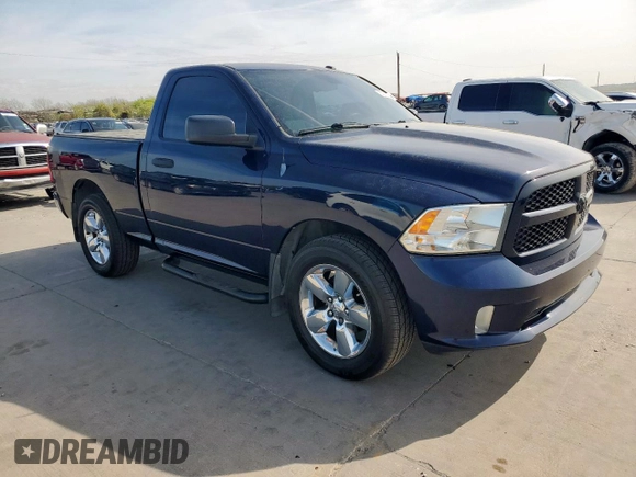 2013 Ram 1500 Express z VIN 3C6JR6AT7DG577056, wystawiony jako Copart lot #50362525 z przebiegiem 118 462 mil mil oraz Czysty tytuł • Clean title. Historia ofert i sprzedaży dostępna na DreamBid. Obrazek 4.