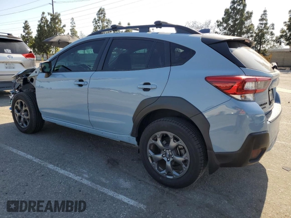 2022 Subaru Crosstrek Special Sports z VIN JF2GTHSC5NH280584, wystawiony jako Copart lot #57972645 z przebiegiem 8 385 mil mil oraz Szkoda całkowita • Salvage title. Historia ofert i sprzedaży dostępna na DreamBid. Obrazek 2.