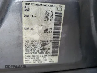 2016 Nissan Altima S with VIN 1N4AL3AP2GC252954, listed as a Copart auction lot 43216685 with 117,956 mi miles and Salvage Title. Bid and sale history available at DreamBid. Image 14.