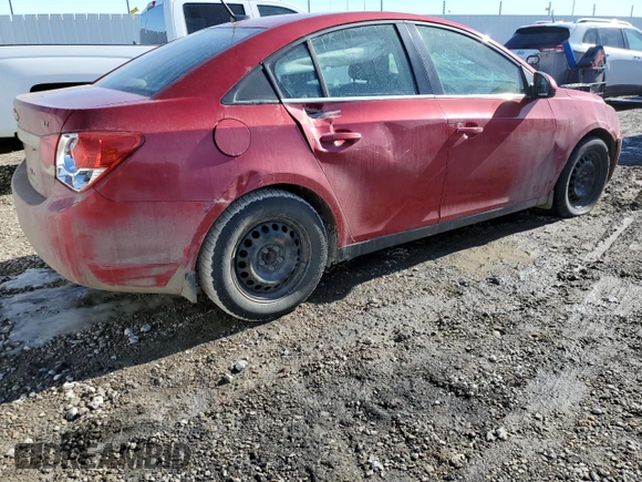 2012 Chevrolet Cruze LT w/1LT with VIN 1G1PF5SC8C7113393, listed as a Copart auction lot 46559284 with 231,534 mi miles and Salvage Title. Bid and sale history available at carsss.com. Image 3.