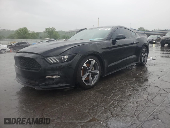 2015 Ford Mustang V6 with VIN 1FA6P8AM6F5318180, listed as a Copart auction lot 53933415 with Not Provided miles and Salvage Title. Bid and sale history available at DreamBid. Image 1.