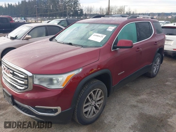 2017 GMC Acadia SLE with VIN 1GKKNSLA9HZ294472, listed as a IAAI auction lot 41080125 with 124,432 mi miles. Bid and sale history available at carsss.com. Image 19.