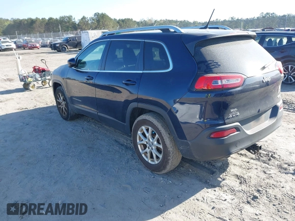 2014 Jeep Cherokee Altitude with VIN 1C4PJMCB6EW230078, listed as a IAAI auction lot 41842841 with 171,000 mi miles. Bid and sale history available at carsss.com. Image 3.