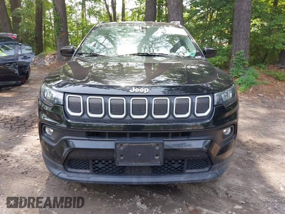 2022 Jeep Compass Latitude with VIN 3C4NJCBB5NT140011, listed as a IAAI auction lot 42487785 with 52,374 mi miles and . Bid and sale history available at DreamBid. Image 12.