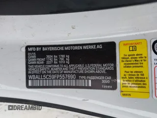 2015 BMW Z4 sDrive28i with VIN WBALL5C59FP557690, listed as a IAAI auction lot 41453980 with 78,641 mi miles. Bid and sale history available at carsss.com. Image 9.