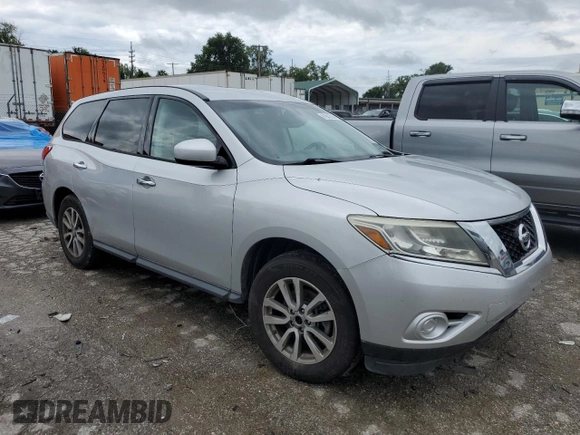 2013 Nissan Pathfinder SL with VIN 5N1AR2MMXDC648142, listed as a Copart auction lot 61942724 with 131,572 mi miles and Salvage title. Bid and sale history available at DreamBid. Image 4.