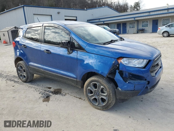 2020 Ford EcoSport S with VIN MAJ6S3FL2LC388428, listed as a Copart auction lot 46379035 with 71,025 mi miles and Salvage Title. Bid and sale history available at DreamBid. Image 4.