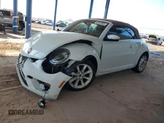 2019 Volkswagen Beetle S with VIN 3VW5DAAT9KM510692, listed as a Copart auction lot 62407655 with 12,956 mi miles and Salvage title. Bid and sale history available at DreamBid. Image 1.
