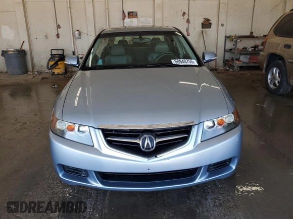 2004 Acura TSX with VIN JH4CL96864C040401, listed as a Copart auction lot 50940755 with 180,522 mi miles and Salvage Title. Bid and sale history available at carsss.com. Image 5.