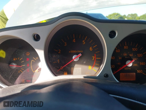 2003 Nissan 350Z Touring z VIN JN1AZ34E23T019866, wystawiony jako IAAI lot #41293510 z przebiegiem 118 416 mil mil oraz . Historia ofert i sprzedaży dostępna na DreamBid. Obrazek 7.