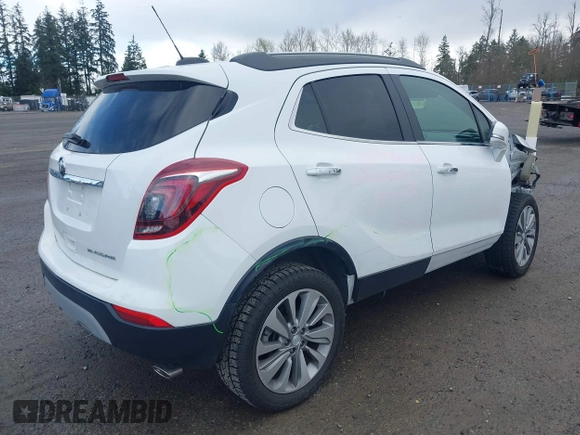 2019 Buick Encore Preferred with VIN KL4CJASB1KB928500, listed as a IAAI auction lot 41904681 with 38,986 mi miles and . Bid and sale history available at DreamBid. Image 4.