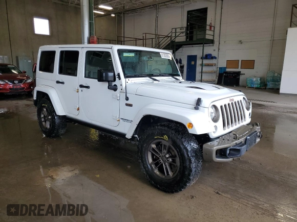 2017 Jeep Wrangler Unlimited 75th Anniversary с VIN 1C4BJWEG9HL532582, выставлен на аукционе Copart как лот 61303505 с пробегом 140 467 миль миль и Списание • Salvage title. История ставок и продаж доступна на DreamBid. Изображение 4.