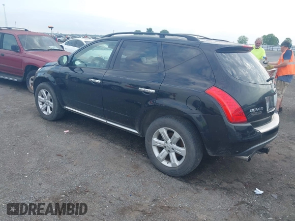 2007 Nissan Murano SL with VIN JN8AZ08W57W620910, listed as a IAAI auction lot 42282946 with 162,039 mi miles and . Bid and sale history available at DreamBid. Image 3.