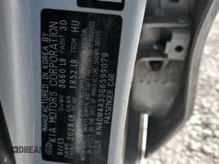 2016 Kia Rio LX with VIN KNADM4A33G6599079, listed as a Copart auction lot 67303434 with 127,840 mi miles and Salvage Title. Bid and sale history available at carsss.com. Image 12.