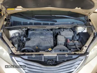 2011 Toyota Sienna XLE with VIN 5TDDK3DC7BS009764, listed as a Copart auction lot 59179775 with 197,145 mi miles and Salvage title. Bid and sale history available at DreamBid. Image 12.