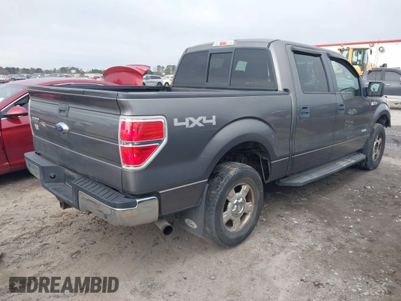 2011 Ford F-150 XLT with VIN 1FTFW1ET9BFA13928, listed as a IAAI auction lot 41745623 with 186,813 mi miles. Bid and sale history available at carsss.com. Image 4.