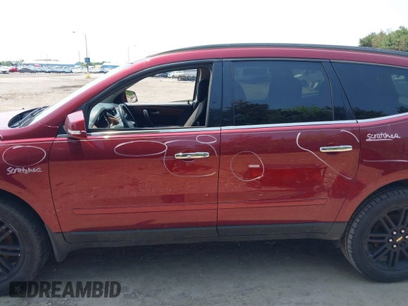 2015 Chevrolet Traverse LT with VIN 1GNKRGKD1FJ361464, listed as a IAAI auction lot 42492063 with 223,560 mi miles and . Bid and sale history available at DreamBid. Image 14.