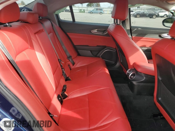2020 Alfa Romeo Giulia Ti with VIN ZARFANBN5L7634712, listed as a Copart auction lot 73278784 with 0 mi miles and Salvage Title. Bid and sale history available at carsss.com. Image 10.