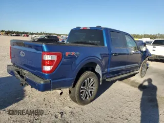 2023 Ford F-150 XL with VIN 1FTFW1E51PKF30933, listed as a Copart auction lot 76121834 with 26,267 mi miles and Salvage Title. Bid and sale history available at carsss.com. Image 3.