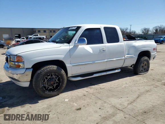 1999 GMC Sierra 1500 SLE z VIN 2GTEK19T1X1565469, wystawiony jako Copart lot #46587775 z przebiegiem 199 697 mil mil oraz Szkoda całkowita • Salvage title. Historia ofert i sprzedaży dostępna na DreamBid. Obrazek 1.