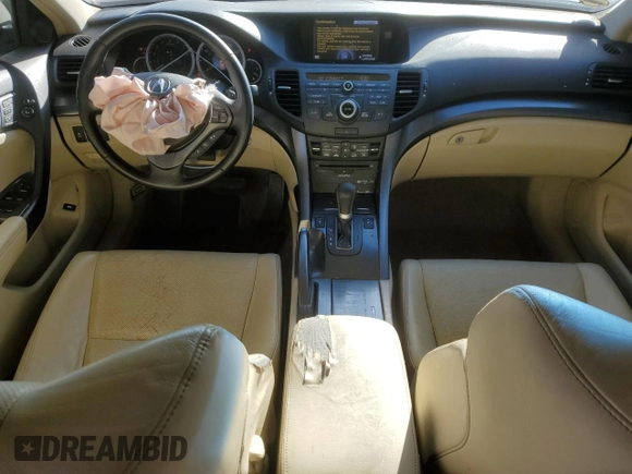 2013 Acura TSX Technology with VIN JH4CU2F66DC003884, listed as a Copart auction lot 83199394 with 98,398 mi miles and Salvage title. Bid and sale history available at DreamBid. Image 8.