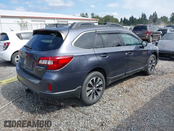 2016 Subaru Outback Limited with VIN 4S4BSENC0G3267470, listed as a IAAI auction lot 42493854 with 136,321 mi miles and . Bid and sale history available at DreamBid. Image 4.