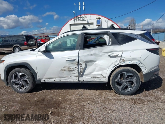 2022 Hyundai Tucson SEL with VIN 5NMJCCAE9NH092286, listed as a IAAI auction lot 41857595 with 27,883 mi miles. Bid and sale history available at carsss.com. Image 15.