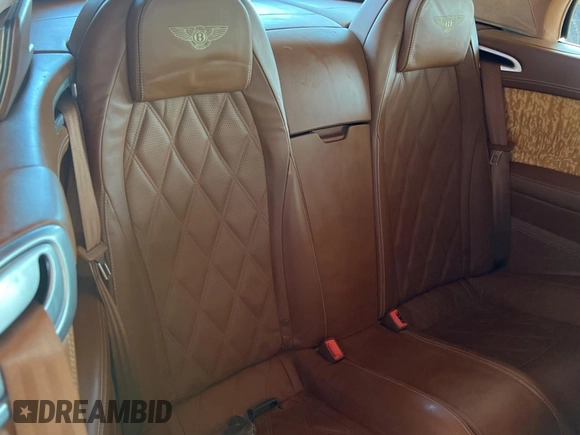 2012 Bentley Continental GT with VIN SCBGR3ZA1CC077130, listed as a Copart auction lot 88728055 with 36,270 mi miles and Clean Title. Bid and sale history available at DreamBid. Image 6.