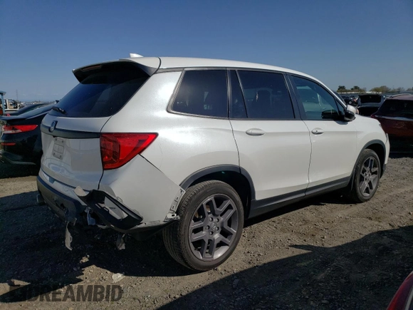 2022 Honda Passport EX-L z VIN 5FNYF7H57NB006039, wystawiony jako Copart lot #48367855 z przebiegiem 43 587 mil mil oraz Szkoda całkowita • Salvage title. Historia ofert i sprzedaży dostępna na DreamBid. Obrazek 3.