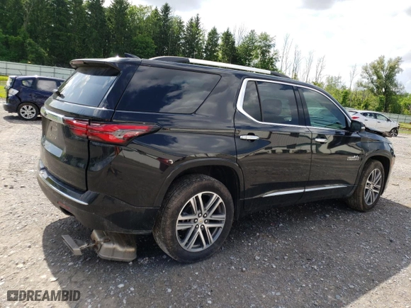 2023 Chevrolet Traverse High Country with VIN 1GNERNKW6PJ326424, listed as a Copart auction lot 56937284 with 6,340 mi miles and Salvage Title. Bid and sale history available at carsss.com. Image 3.
