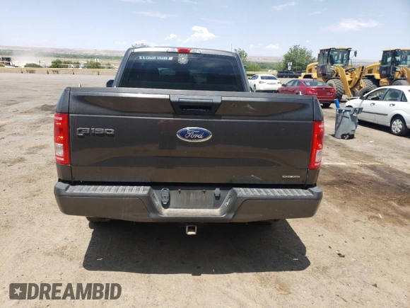2016 Ford F-150 XL with VIN 1FTMF1C87GFA30501, listed as a Copart auction lot 60469575 with 109,017 mi miles and Salvage title. Bid and sale history available at DreamBid. Image 6.
