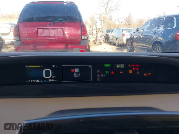 2016 Toyota Prius Two with VIN JTDKBRFU9G3516237, listed as a IAAI auction lot 41817203 with 117,798 mi miles and . Bid and sale history available at DreamBid. Image 7.